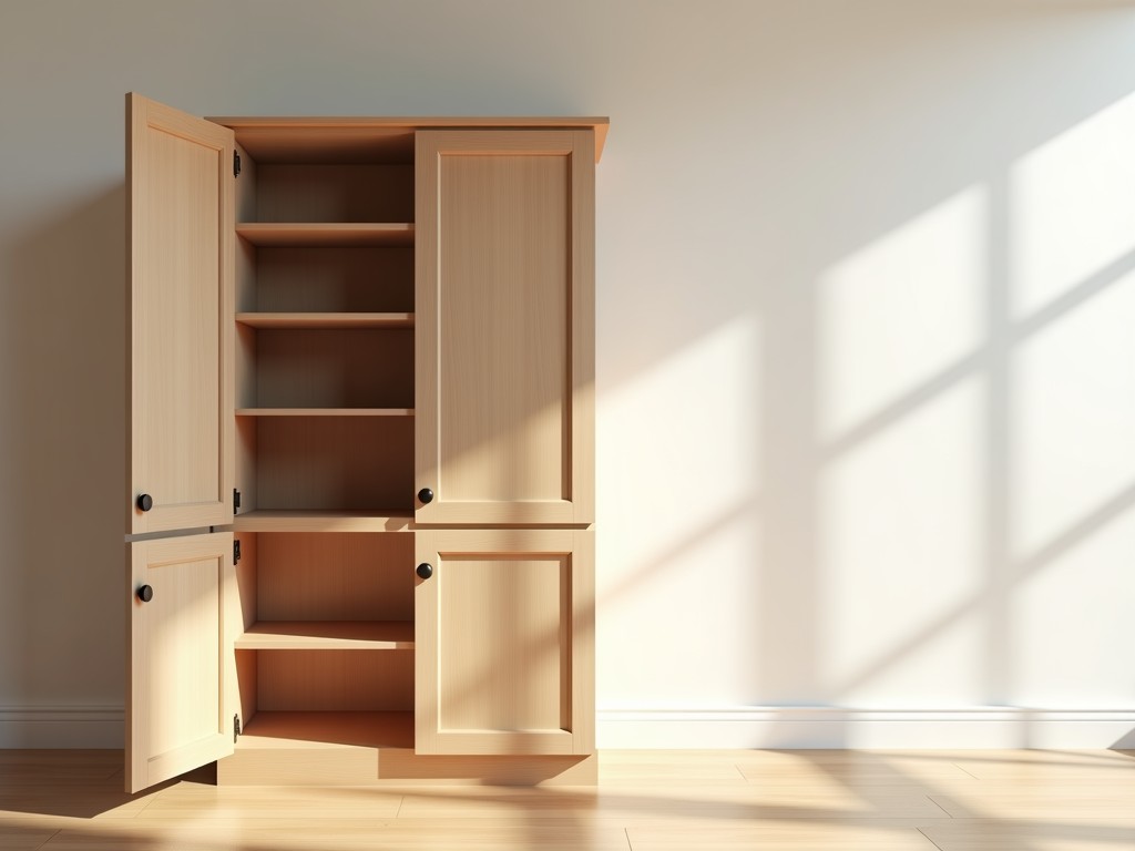 Custom Assembled Pantry Kitchen Cabinet