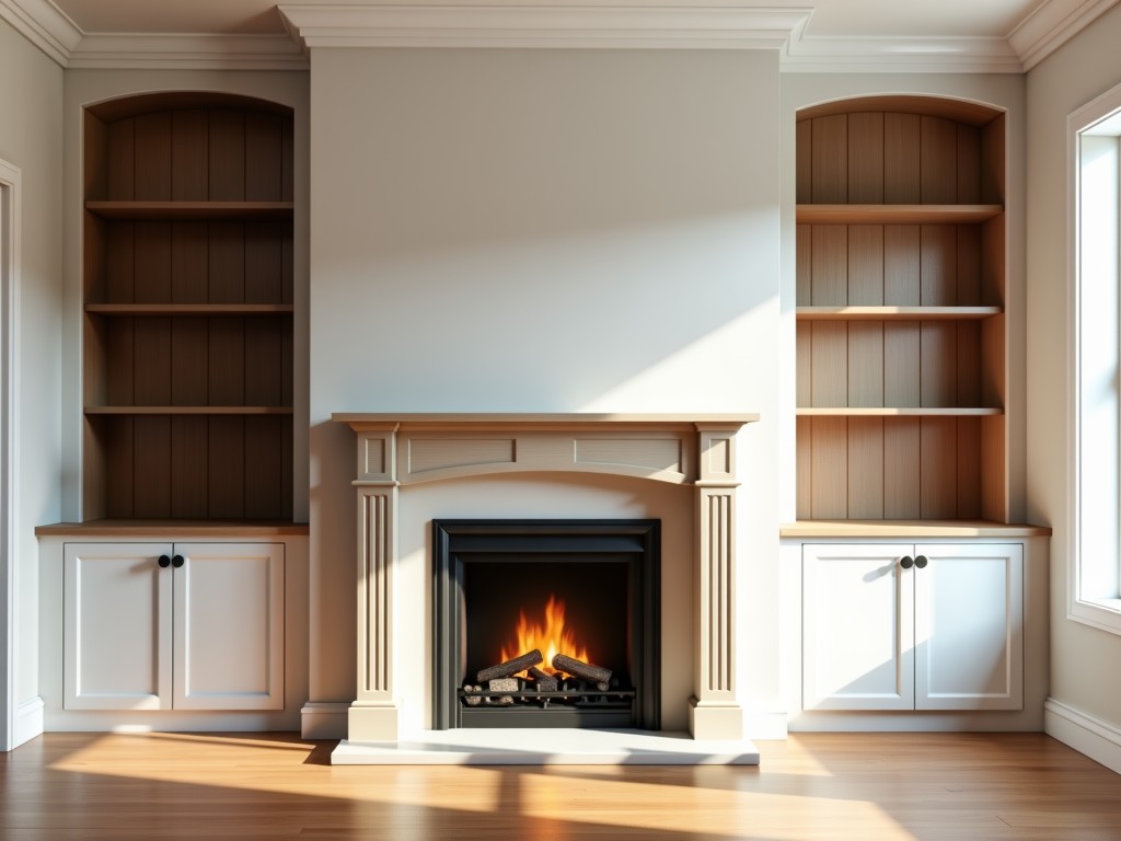 Built In Fireplace Cabinets Manufacturer