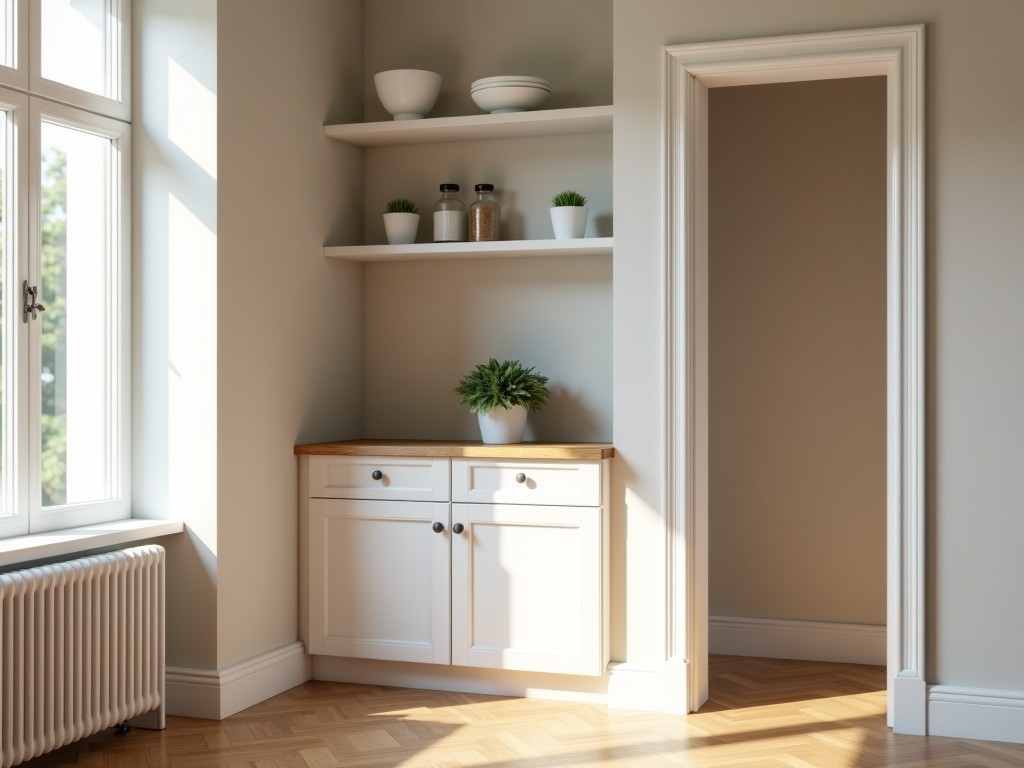 Corner Pantry Cabinet Built In For Sale