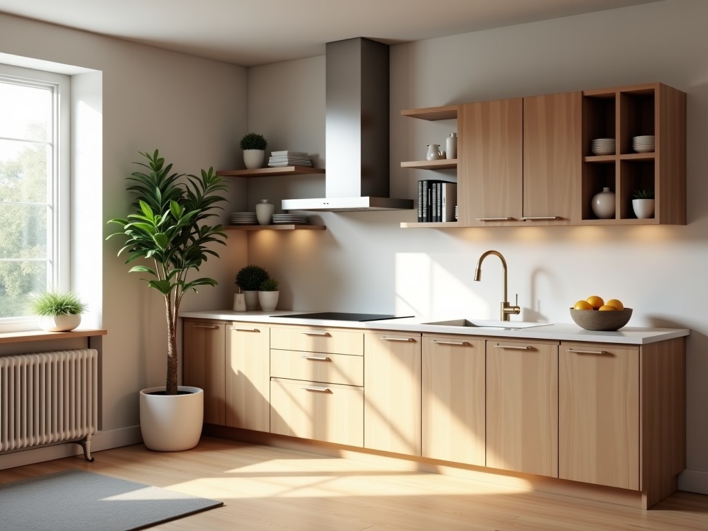Custom Built In Kitchen Cabinets