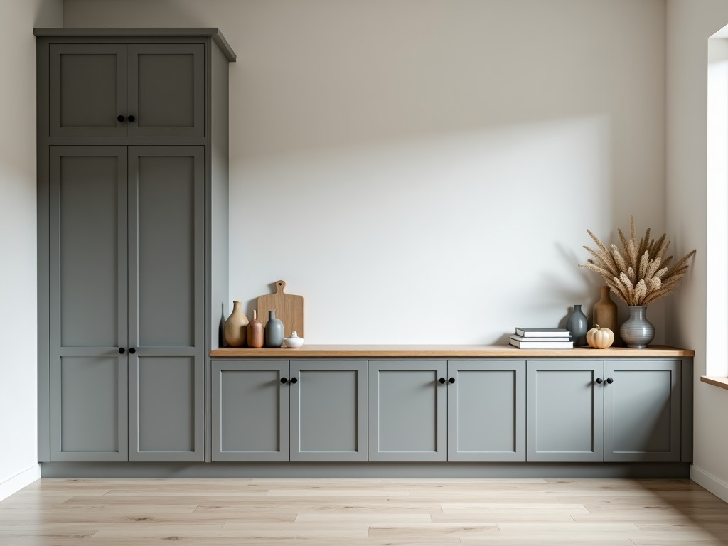 Gray Built In Cabinets Exporter