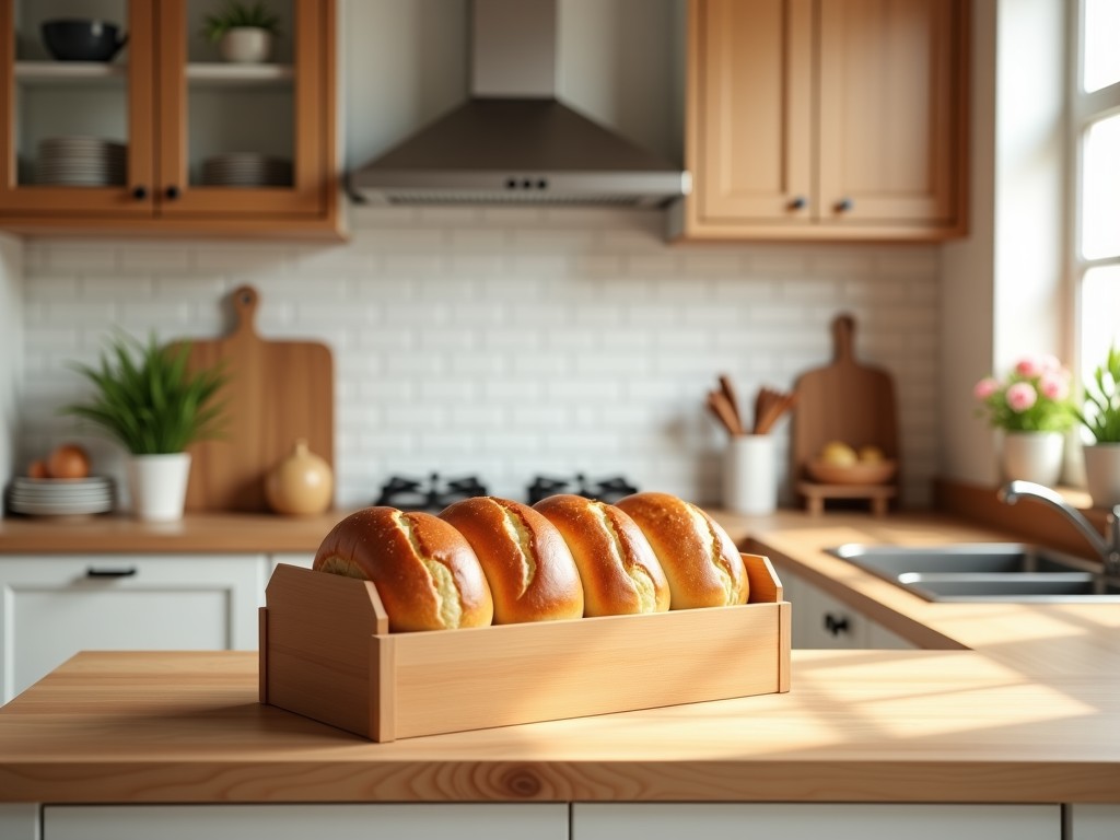 Kitchen Cabinets With Built In Bread Box Exporter